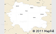 Classic Style Simple Map of Zollernalbkreis
