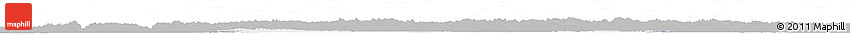 Gray Horizon Map of Bayern, single color outside