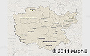 Shaded Relief 3D Map of Mittelfranken, lighten