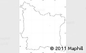 Blank Simple Map of Erlangen, cropped outside, no labels
