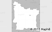 Gray Simple Map of Erlangen