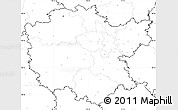 Blank Simple Map of Mittelfranken, no labels