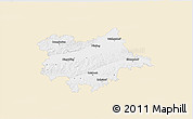 Classic Style 3D Map of Dingolfing-Landau, single color outside