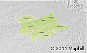 Physical 3D Map of Dingolfing-Landau, lighten, desaturated