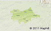Physical 3D Map of Dingolfing-Landau, lighten