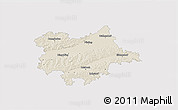 Shaded Relief 3D Map of Dingolfing-Landau, single color outside