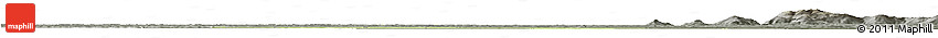 Physical Horizon Map of Dingolfing-Landau, darken, semi-desaturated