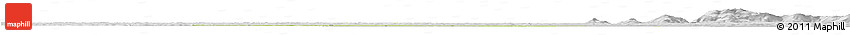 Physical Horizon Map of Dingolfing-Landau, lighten, desaturated