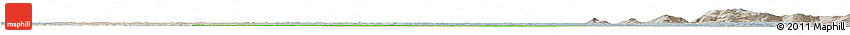 Political Horizon Map of Dingolfing-Landau, lighten, semi-desaturated