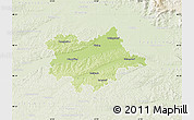 Physical Map of Dingolfing-Landau, lighten