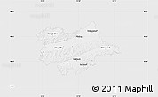 Silver Style Map of Dingolfing-Landau, single color outside