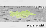 Physical Panoramic Map of Dingolfing-Landau, desaturated