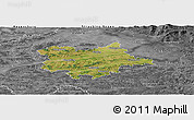 Satellite Panoramic Map of Dingolfing-Landau, desaturated