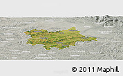 Satellite Panoramic Map of Dingolfing-Landau, lighten, semi-desaturated
