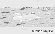 Silver Style Panoramic Map of Dingolfing-Landau