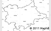 Blank Simple Map of Dingolfing-Landau