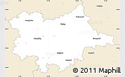 Classic Style Simple Map of Dingolfing-Landau