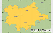 Savanna Style Simple Map of Dingolfing-Landau