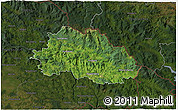 Satellite 3D Map of Freyung-Grafenau, darken