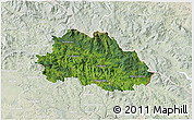 Satellite 3D Map of Freyung-Grafenau, lighten