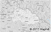 Silver Style 3D Map of Freyung-Grafenau