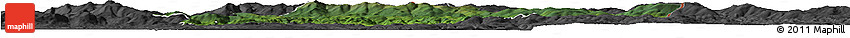 Satellite Horizon Map of Freyung-Grafenau, darken, desaturated
