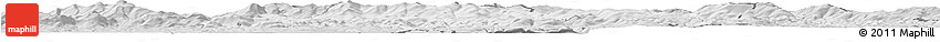 Silver Style Horizon Map of Freyung-Grafenau