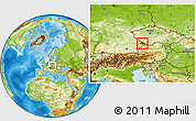 Physical Location Map of Freyung-Grafenau