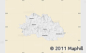 Classic Style Map of Freyung-Grafenau, single color outside