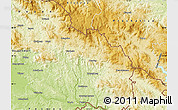 Physical Map of Freyung-Grafenau