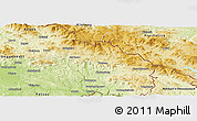 Physical Panoramic Map of Freyung-Grafenau