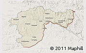 Shaded Relief 3D Map of Passau, lighten