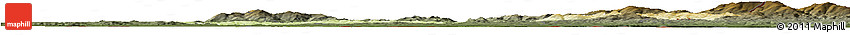 Physical Horizon Map of Passau, darken