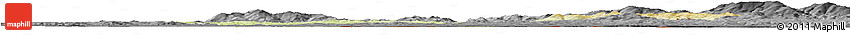 Physical Horizon Map of Passau, darken, desaturated