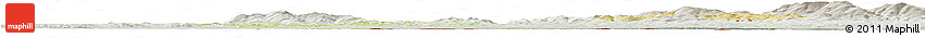 Physical Horizon Map of Passau, lighten, semi-desaturated