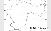 Blank Simple Map of Passau, no labels