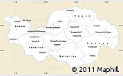 Classic Style Simple Map of Niederbayern, single color outside