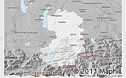 Gray 3D Map of Bad Tölz-Wolfratshausen