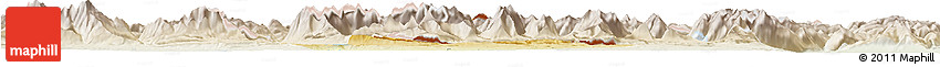 Physical Horizon Map of Bad Tölz-Wolfratshausen, lighten
