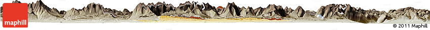 Physical Horizon Map of Bad Tölz-Wolfratshausen, semi-desaturated
