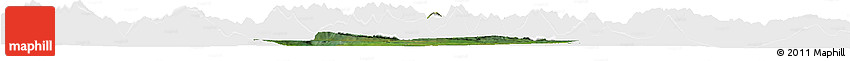 Satellite Horizon Map of Bad Tölz-Wolfratshausen, single color outside