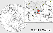 Blank Location Map of Bad Tölz-Wolfratshausen, highlighted country, highlighted parent region