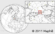 Blank Location Map of Bad Tölz-Wolfratshausen