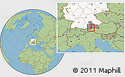 Savanna Style Location Map of Bad Tölz-Wolfratshausen, highlighted country, highlighted parent region