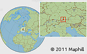 Savanna Style Location Map of Bad Tölz-Wolfratshausen