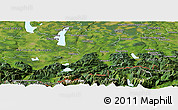 Satellite Panoramic Map of Bad Tölz-Wolfratshausen