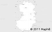 Silver Style Simple Map of Bad Tölz-Wolfratshausen