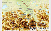 Physical 3D Map of Berchtesgadener Land