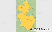 Savanna Style Simple Map of Berchtesgadener Land