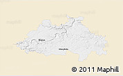 Classic Style 3D Map of Eichstätt, single color outside